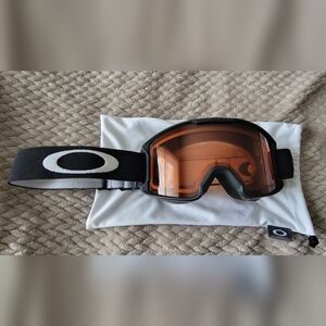 Oakley Black Goggles with Amber/Orange Lens